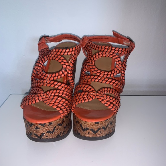 Mossimo Y2K Boho Chunky Platform Wedge - Picture 3 of 13